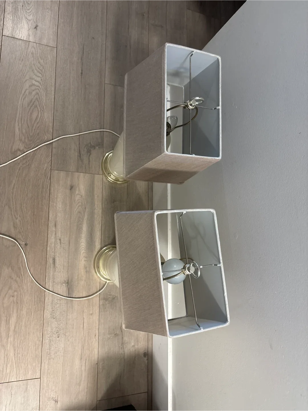 Pair of Rectangle Shade Lamps image indicator(9)