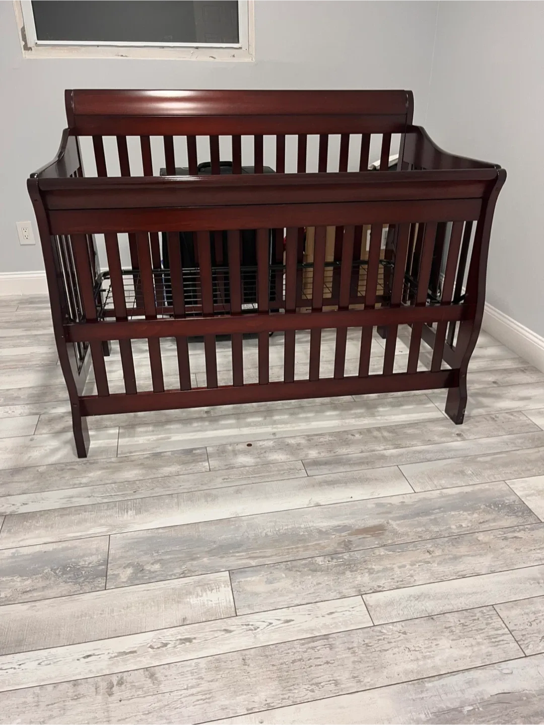 Convertible Mini Crib - Dark Wood image indicator(2)