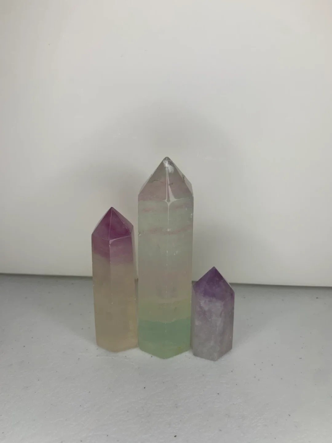 Fluorite Crystal Towers - Set of 3 thumbnail