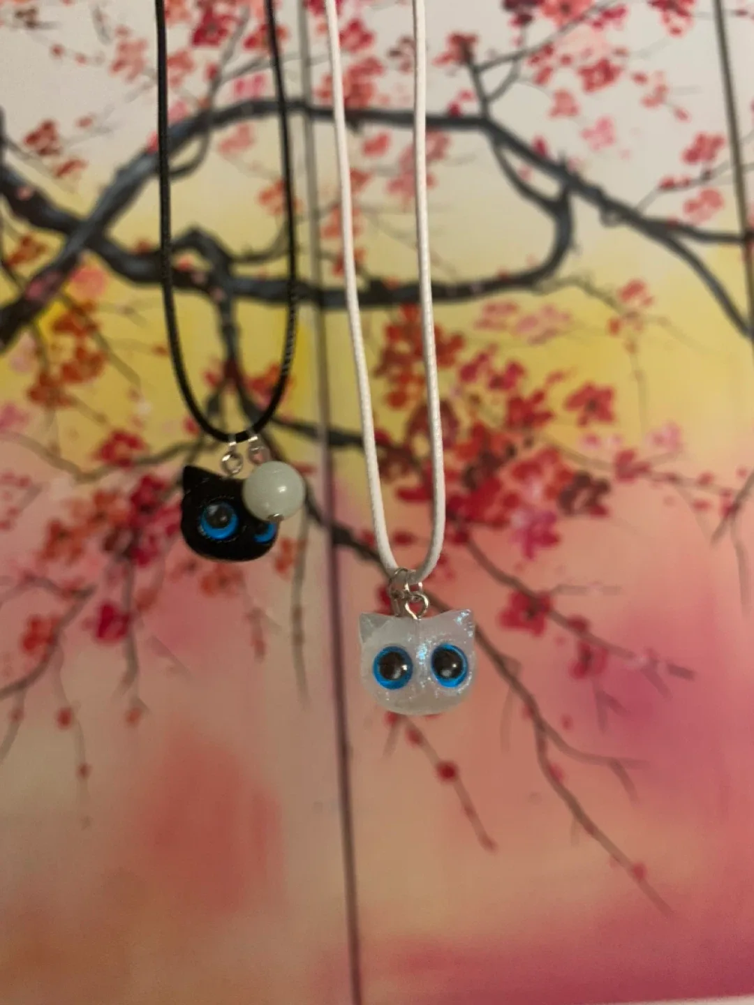 Cute Cat Bead Bracelet & Necklace Set image indicator(3)