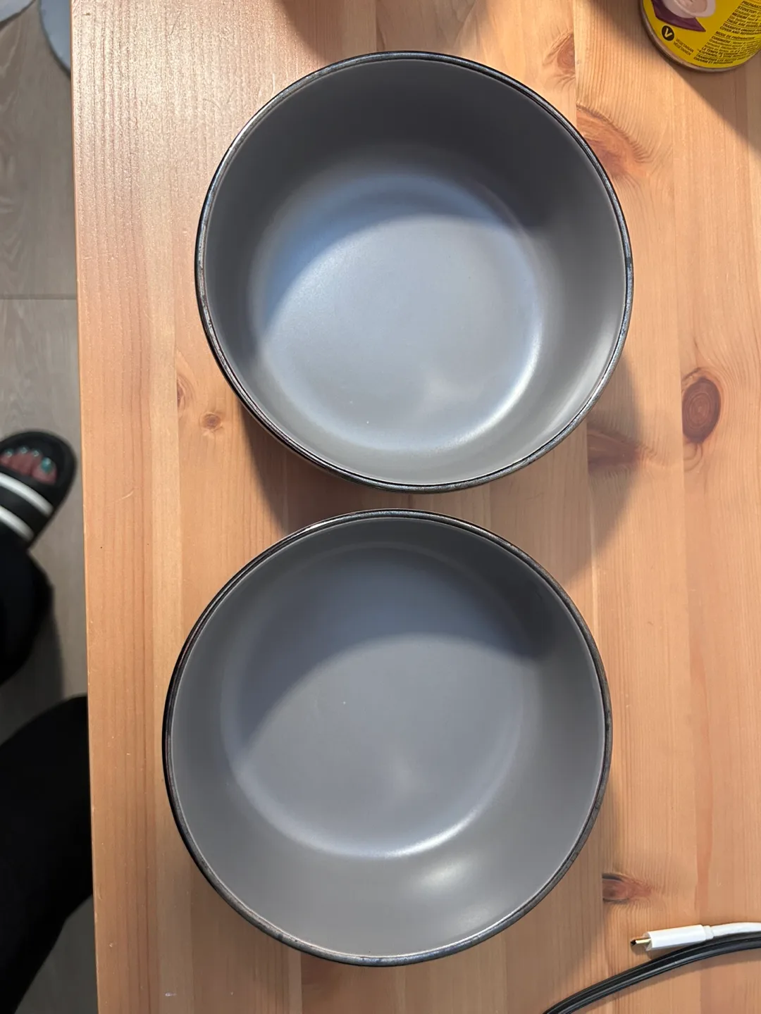 Thyme & Table Grey Bowls (Set of 2) thumbnail