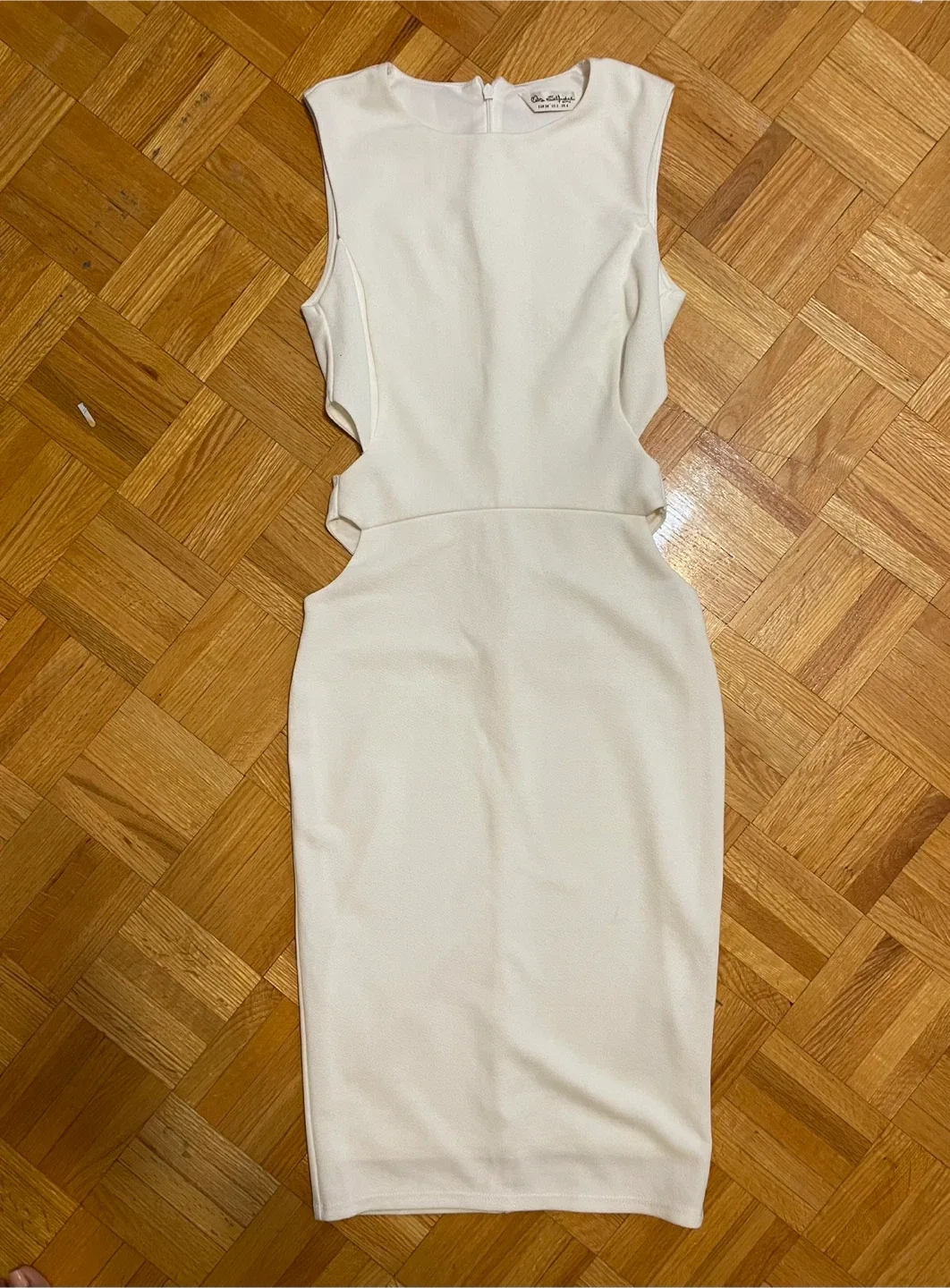 Miss Selfridge White Cutout Dress - Size US 2