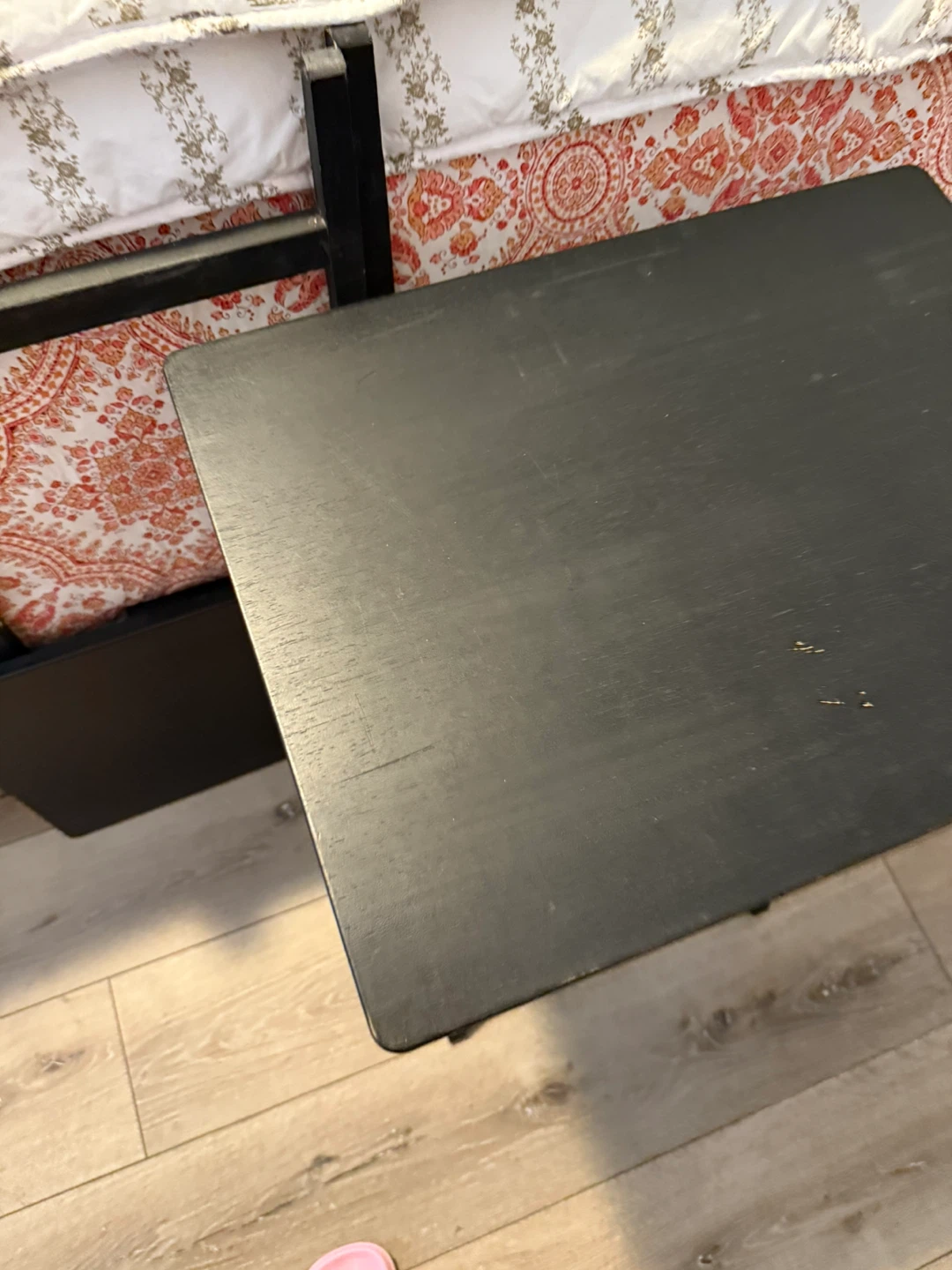 Black Folding TV Tray Table - photo 4