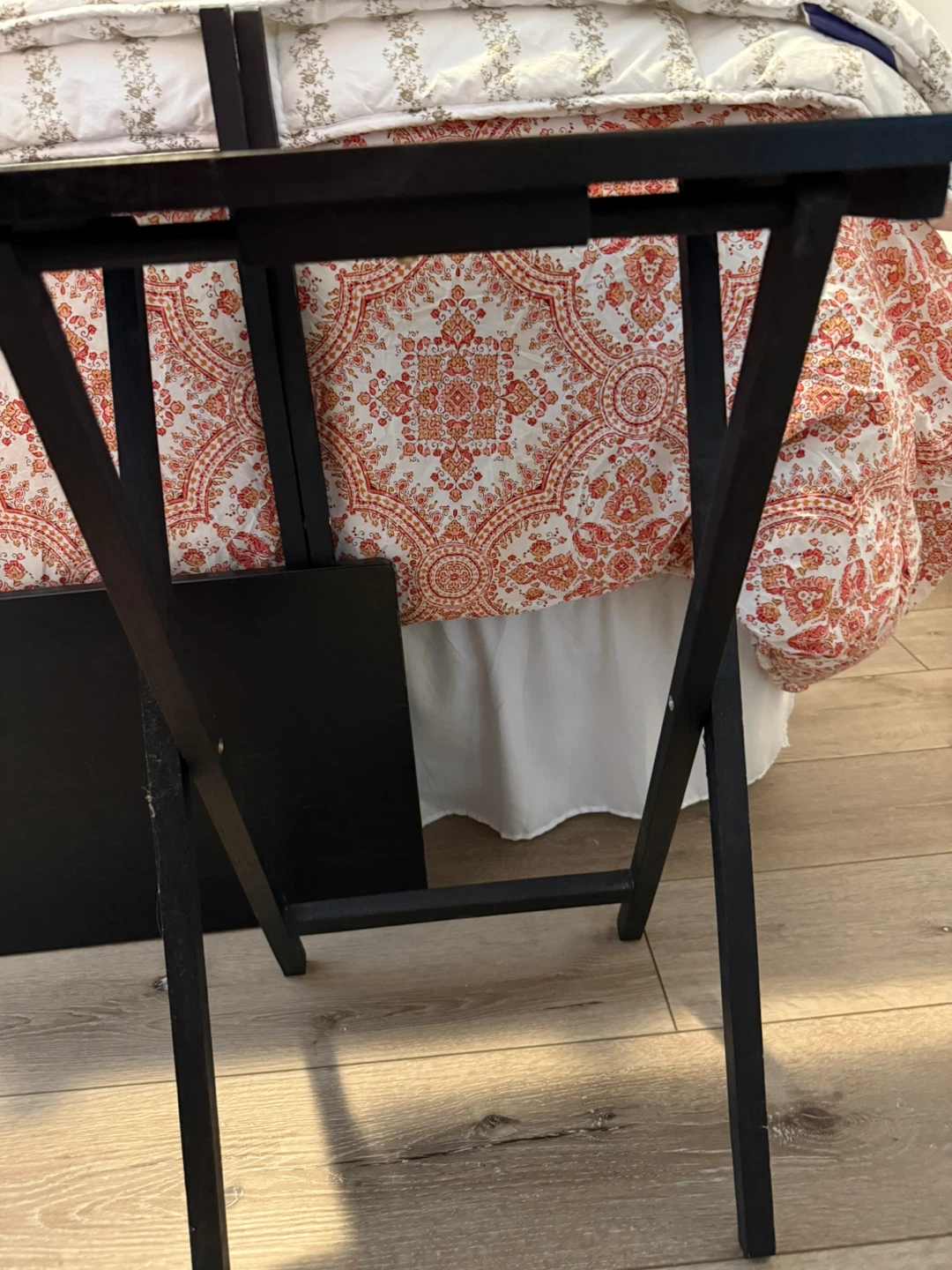 Black Folding TV Tray Table - photo 3
