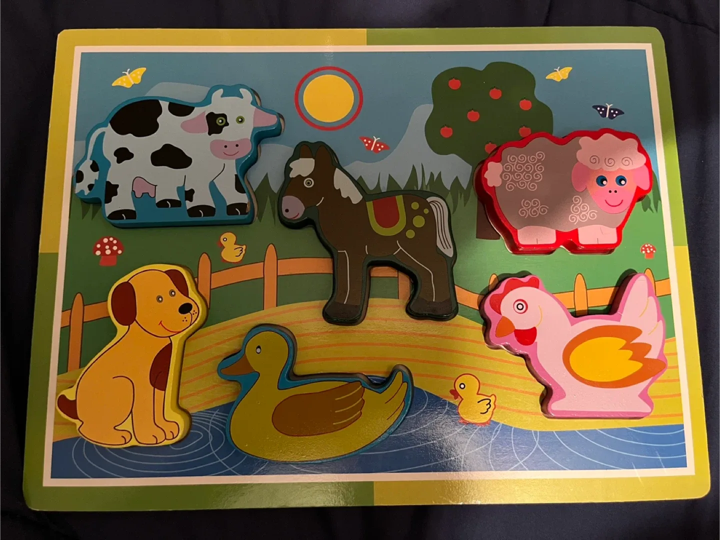 Baby Toy Lot -Unicorn is new, others hardly used image indicator(7)