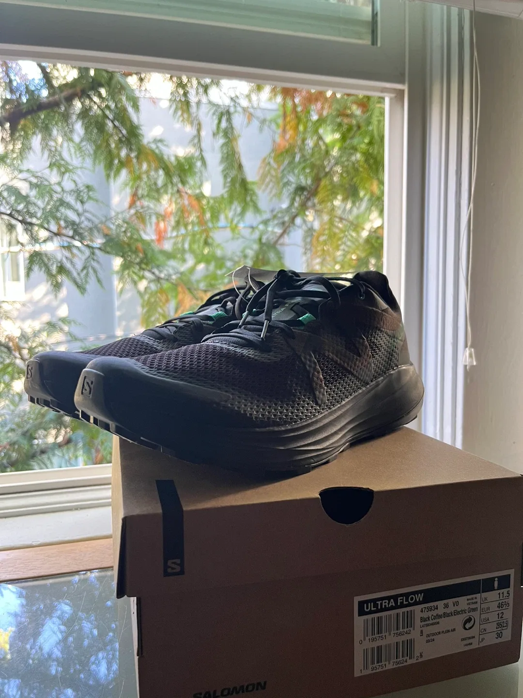 Salomon Ultra Flow Black Coffee US 12 (New) image indicator(4)