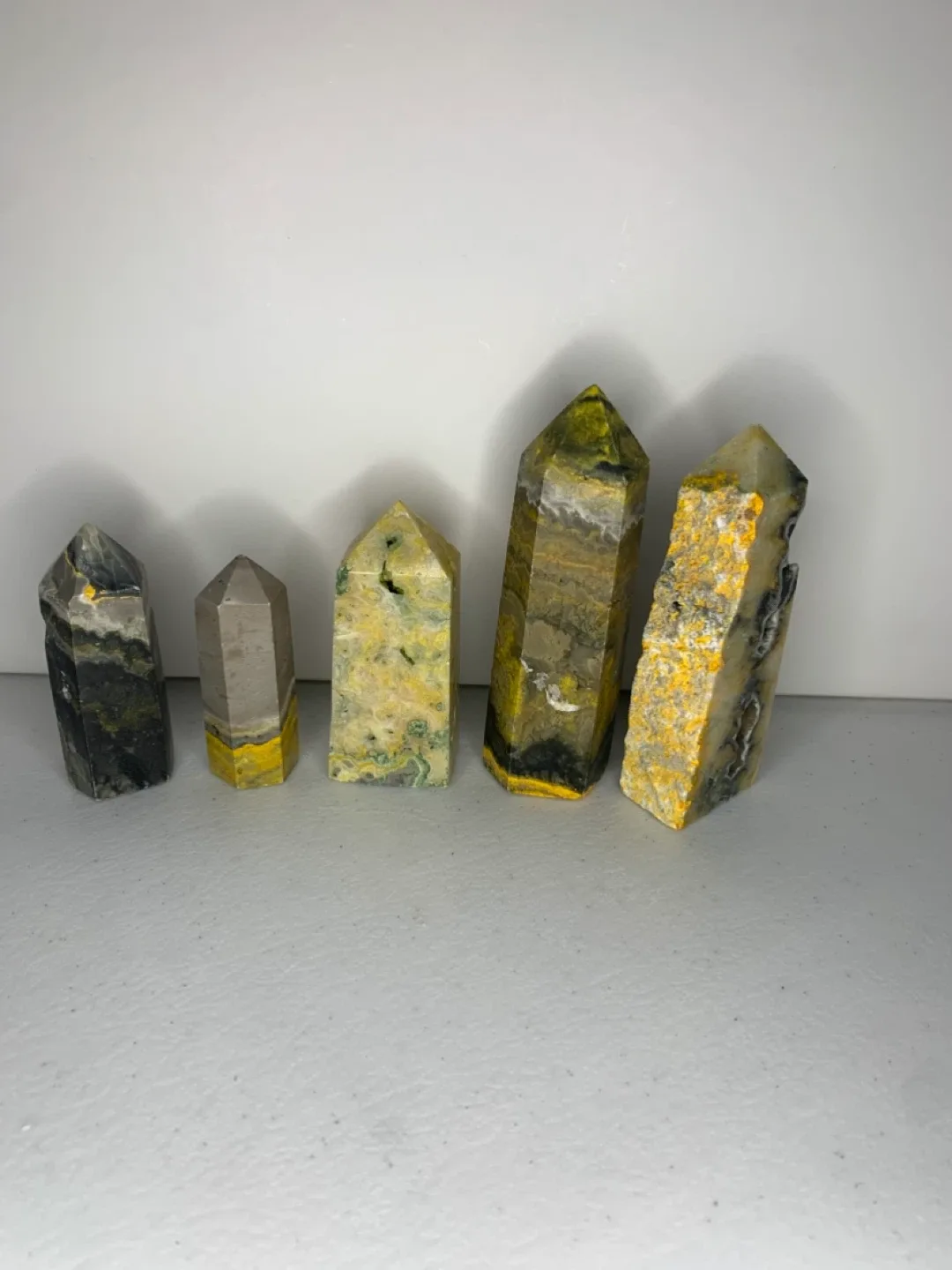 Bumble Bee Jasper Crystal Towers thumbnail