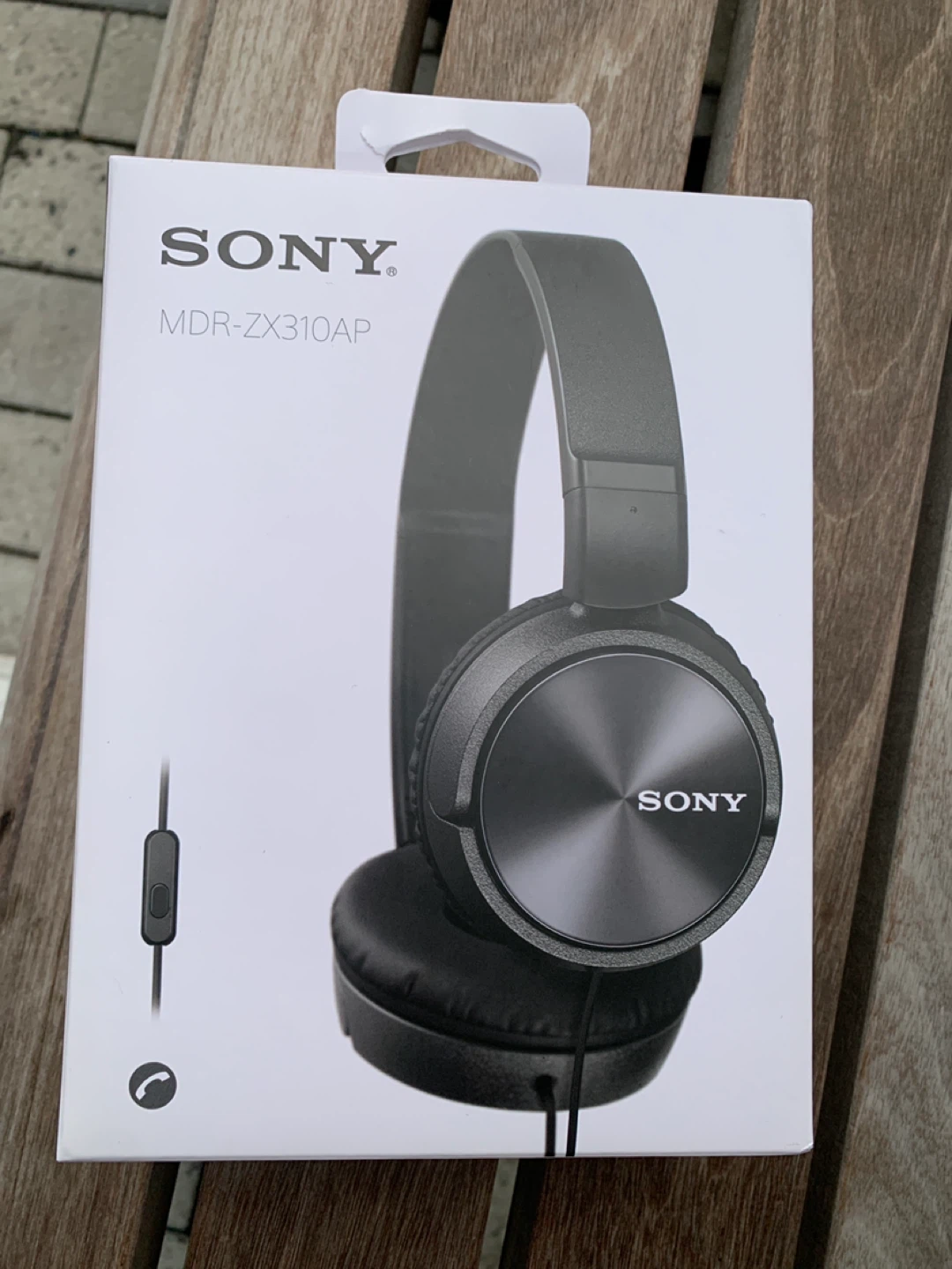 New Sony MDR-ZX310AP Headphones - Black