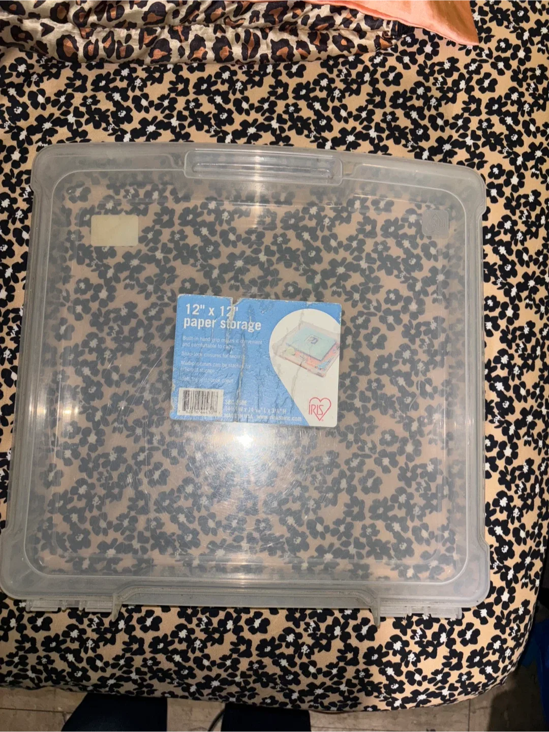 IRIS 12" x 12" Paper Storage Container thumbnail