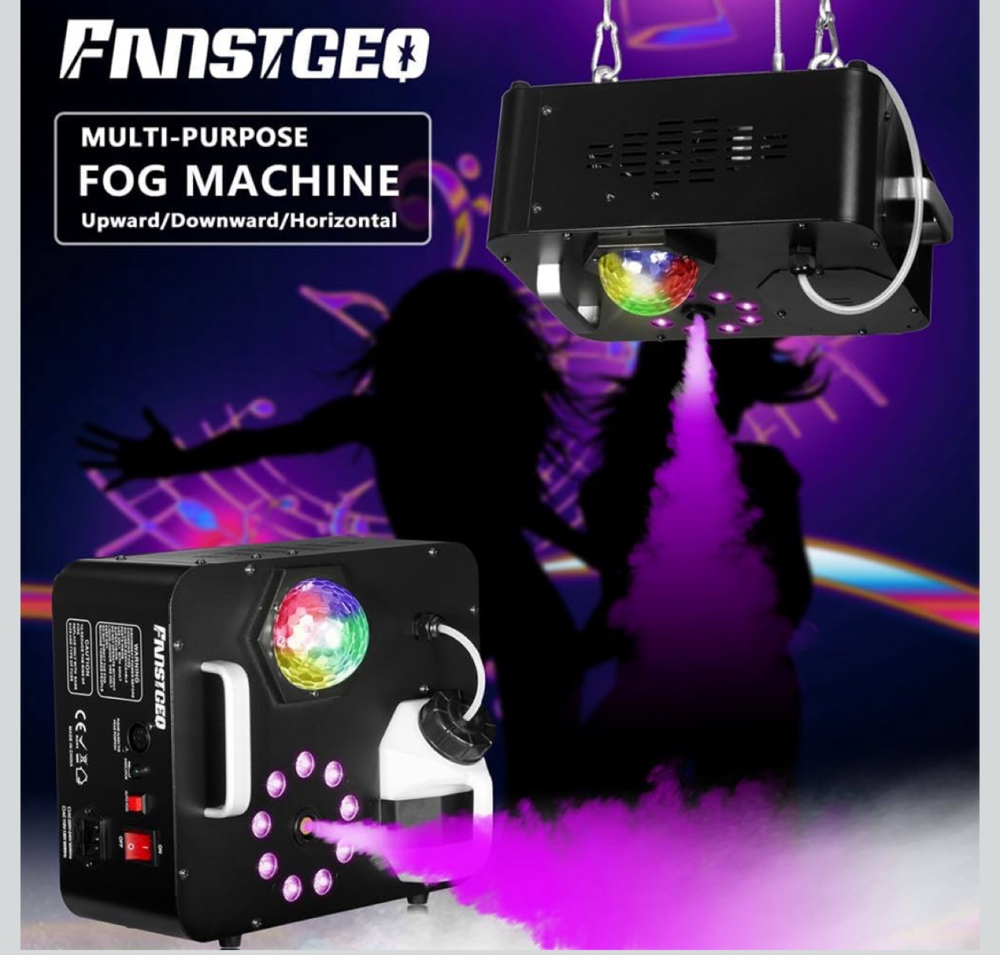 Fanstgeo Fog Machine with LED Light - photo 5