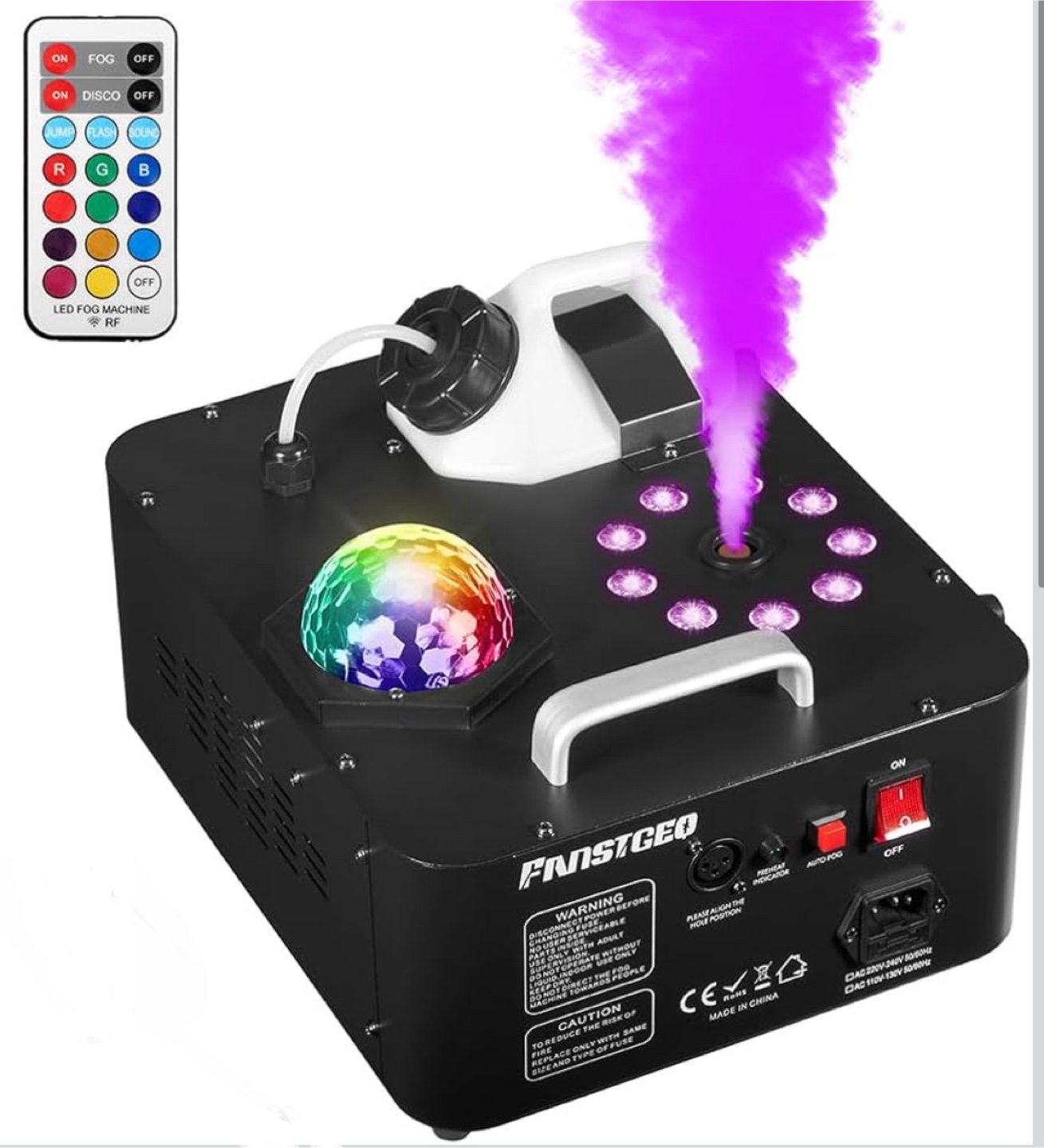 Fanstgeo Fog Machine with LED Light - photo 2