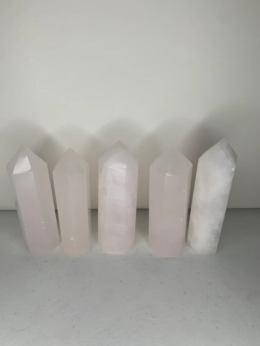 Pink calciteCrystal Points thumbnail