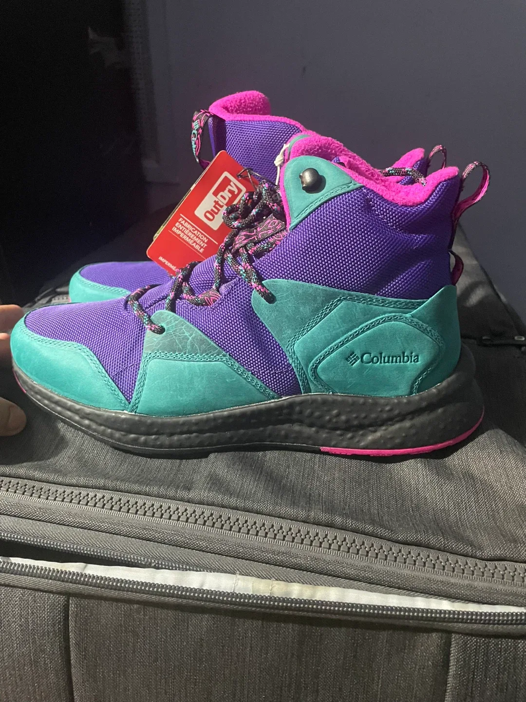 Columbia Purple/Teal Hiking Boots image indicator(4)