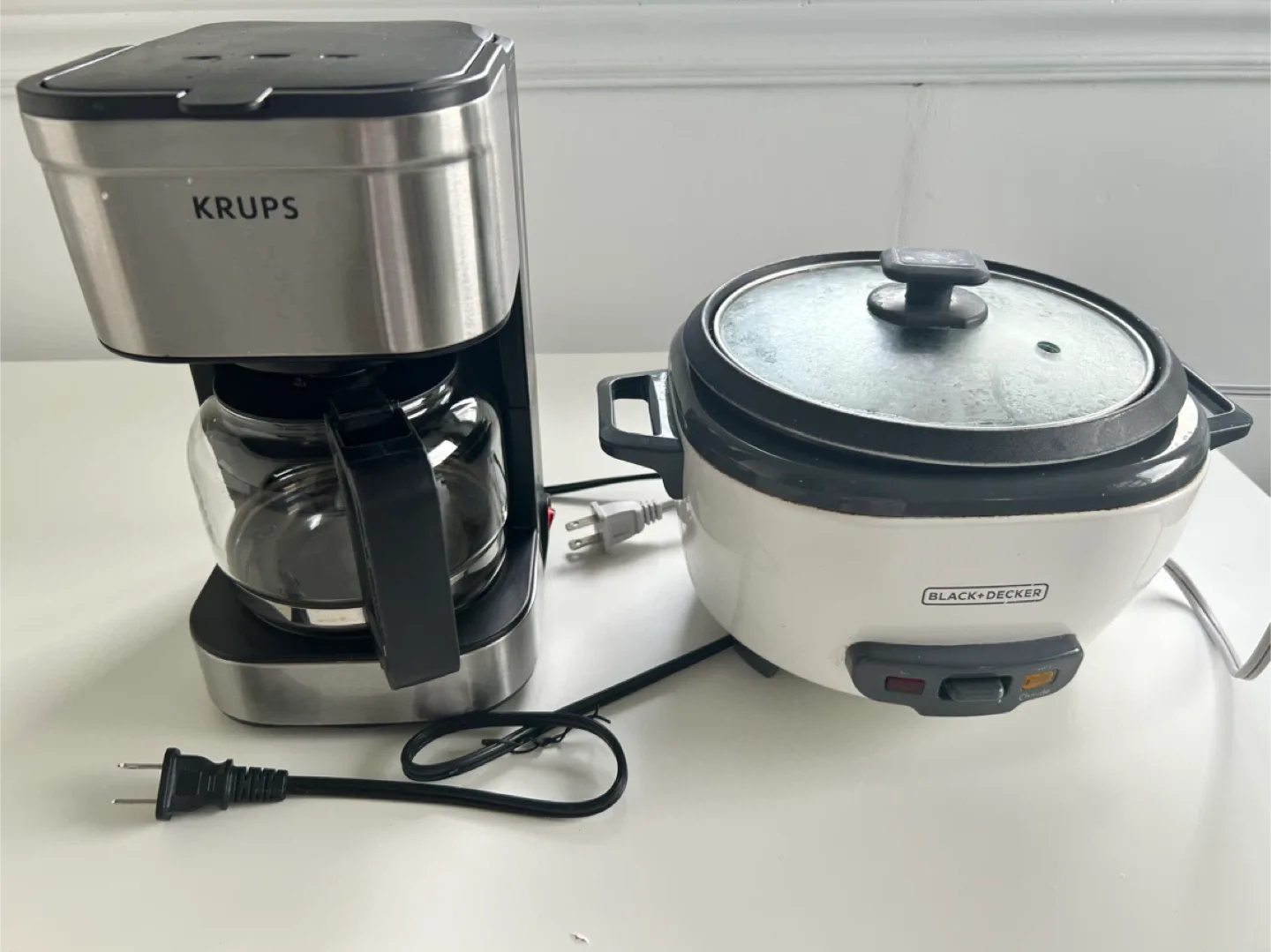 Krups Coffee Maker & Black+Decker Rice Cooker thumbnail
