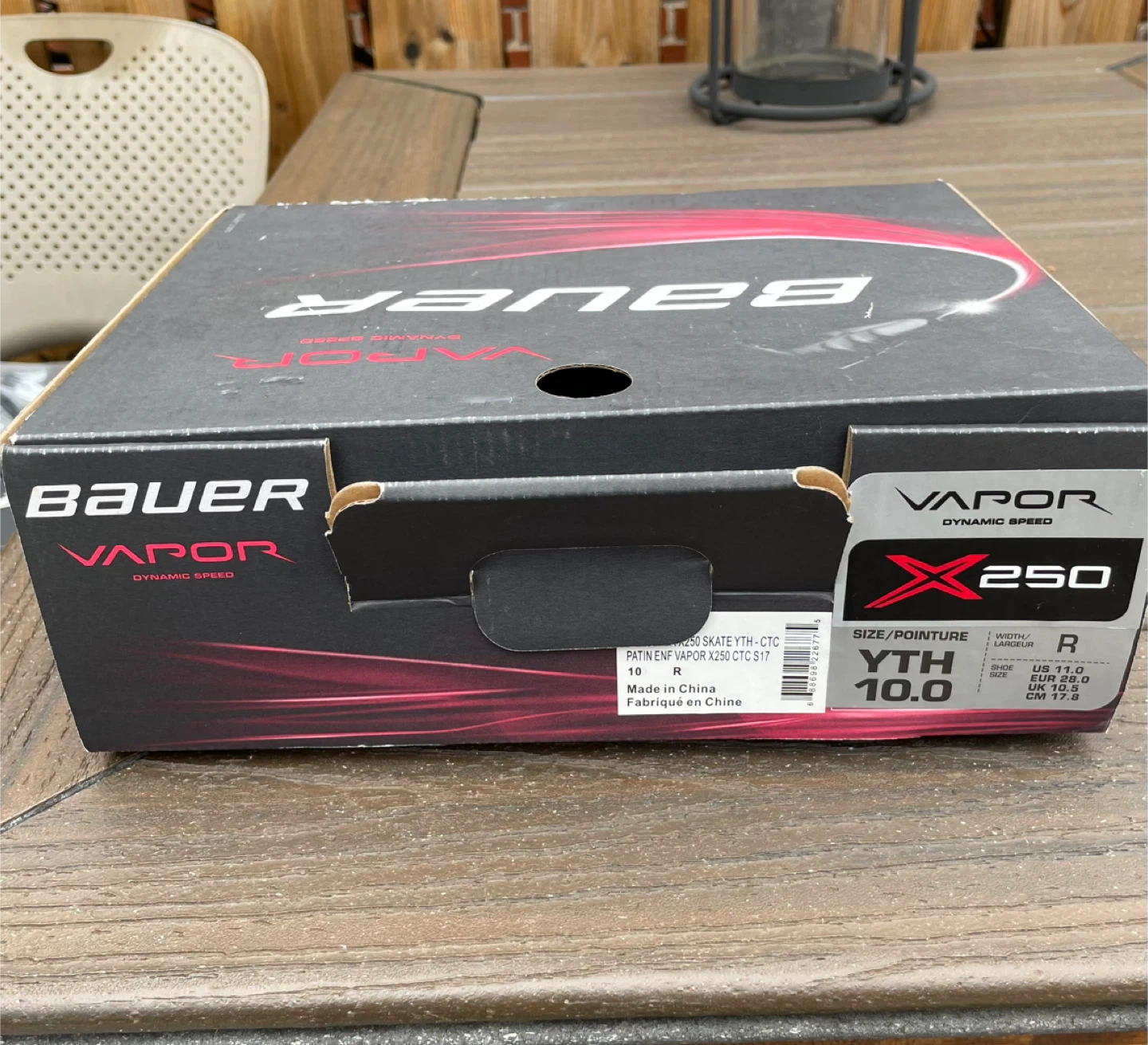 Bauer Vapor X250 Youth Ice Hockey Skates - Size 10 - photo 2