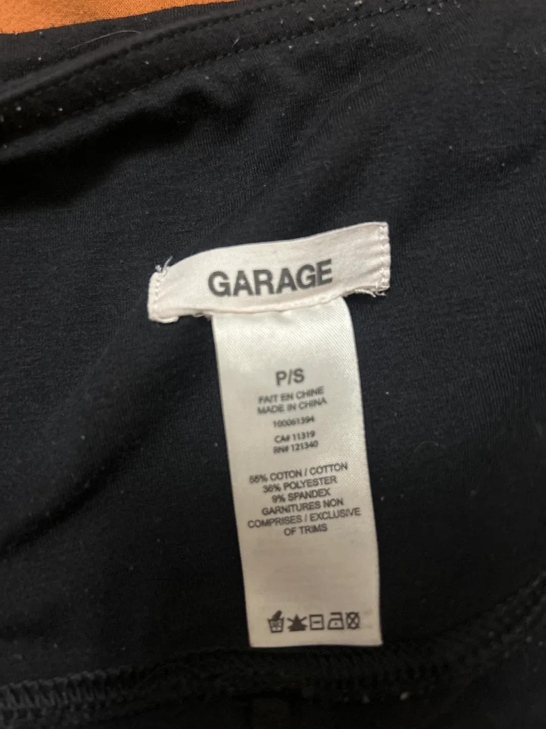 Garage Black Leggings Size S image indicator(3)