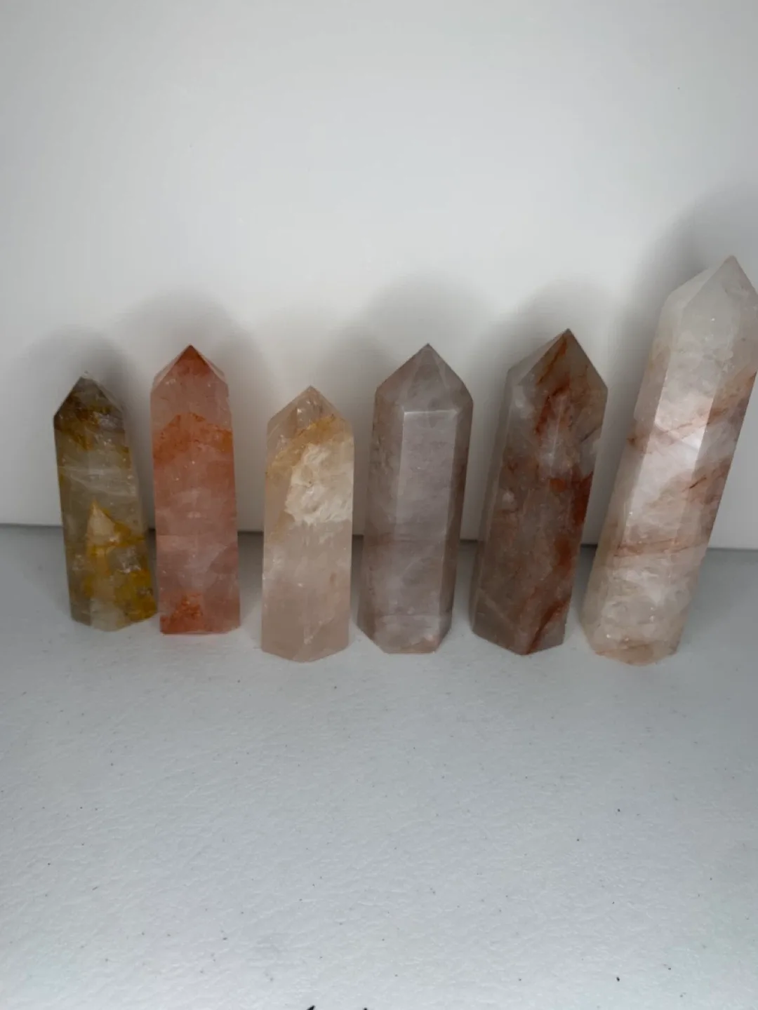Fire Quartz Crystal Points thumbnail