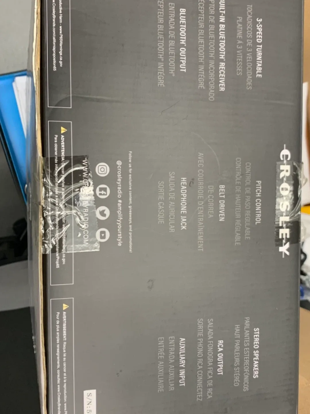 Crosley Voyager Turntable - 3 Speed image indicator(3)