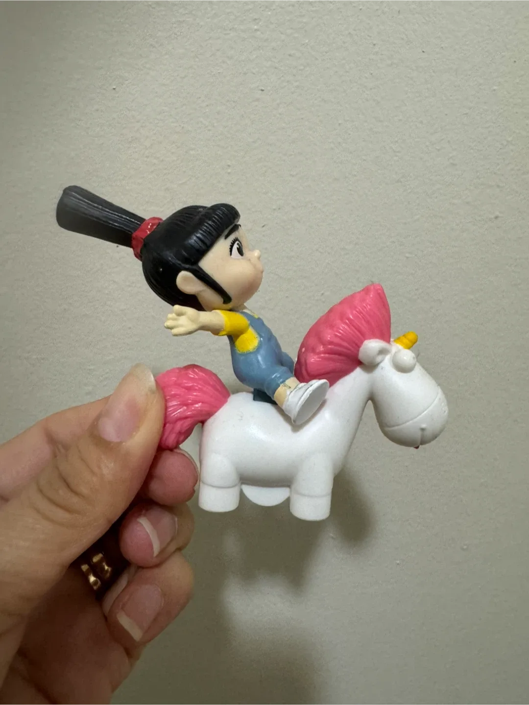 🥕Despicable Me Agnus on Unicorn Figurine thumbnail