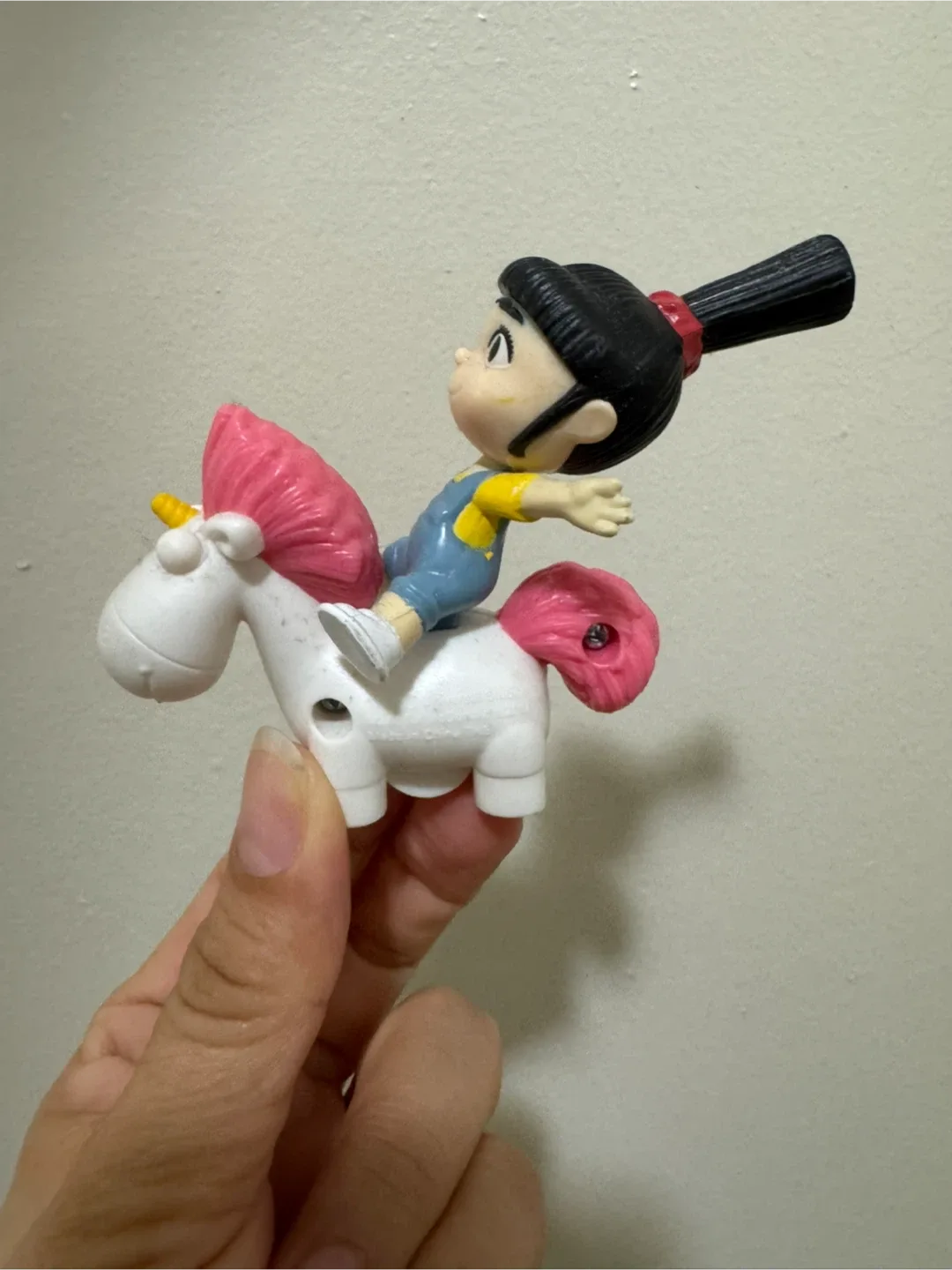 🥕Despicable Me Agnus on Unicorn Figurine image indicator(4)