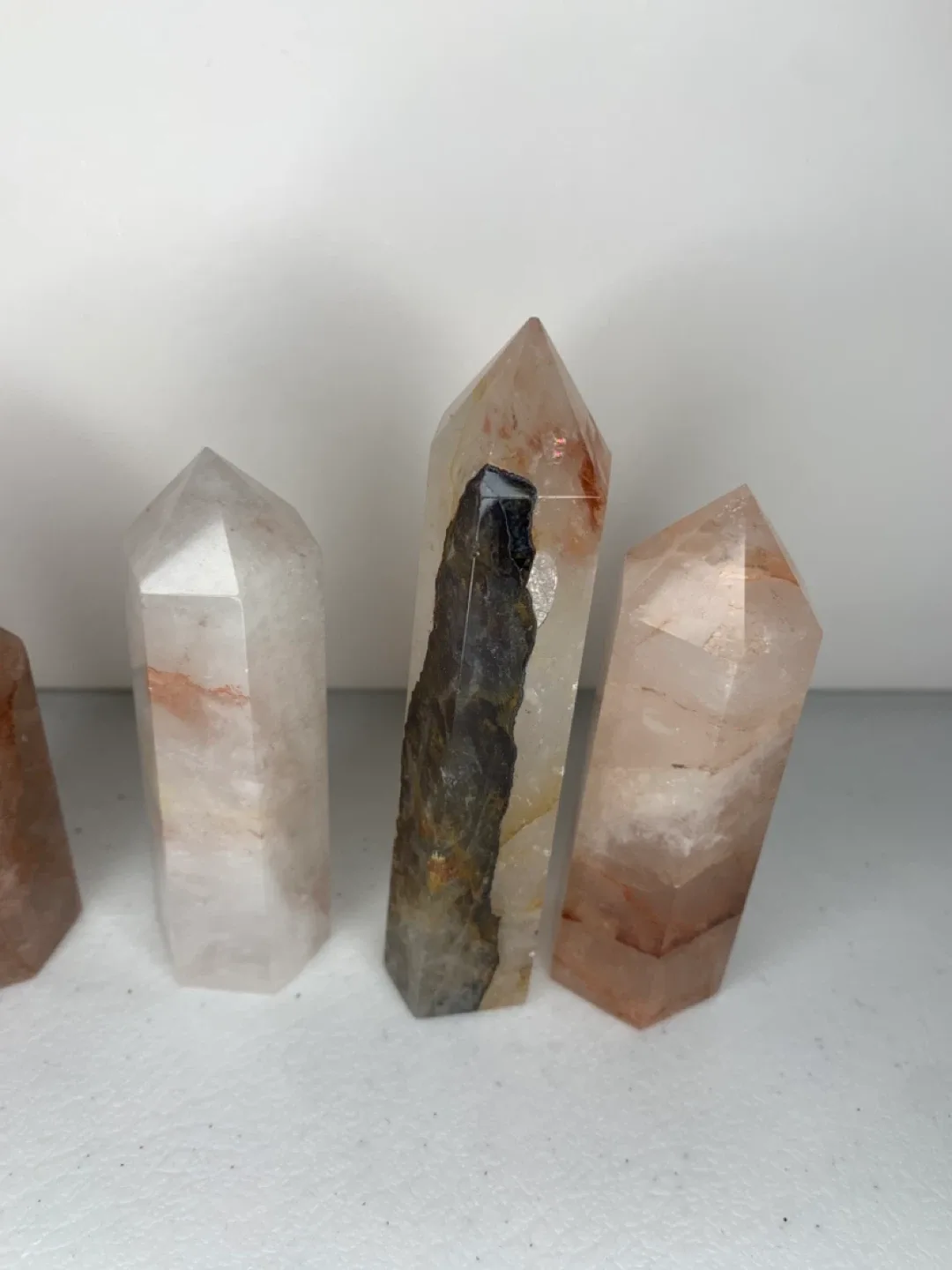 Fire Quartz Crystal Points - Home Decor thumbnail