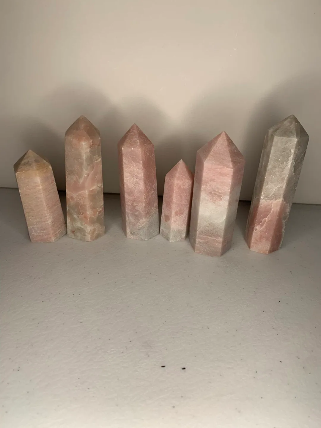 Rose Opal Towers - Set of 6 thumbnail