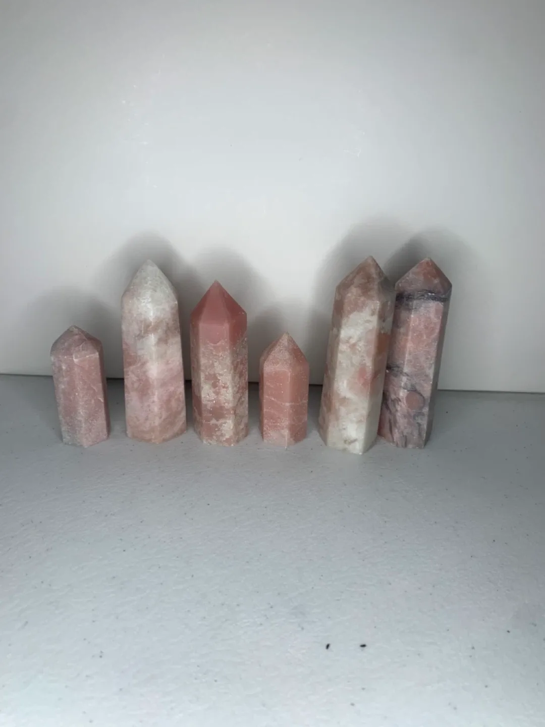 Pink Opal Crystal Towers - Set of 6 image indicator(2)