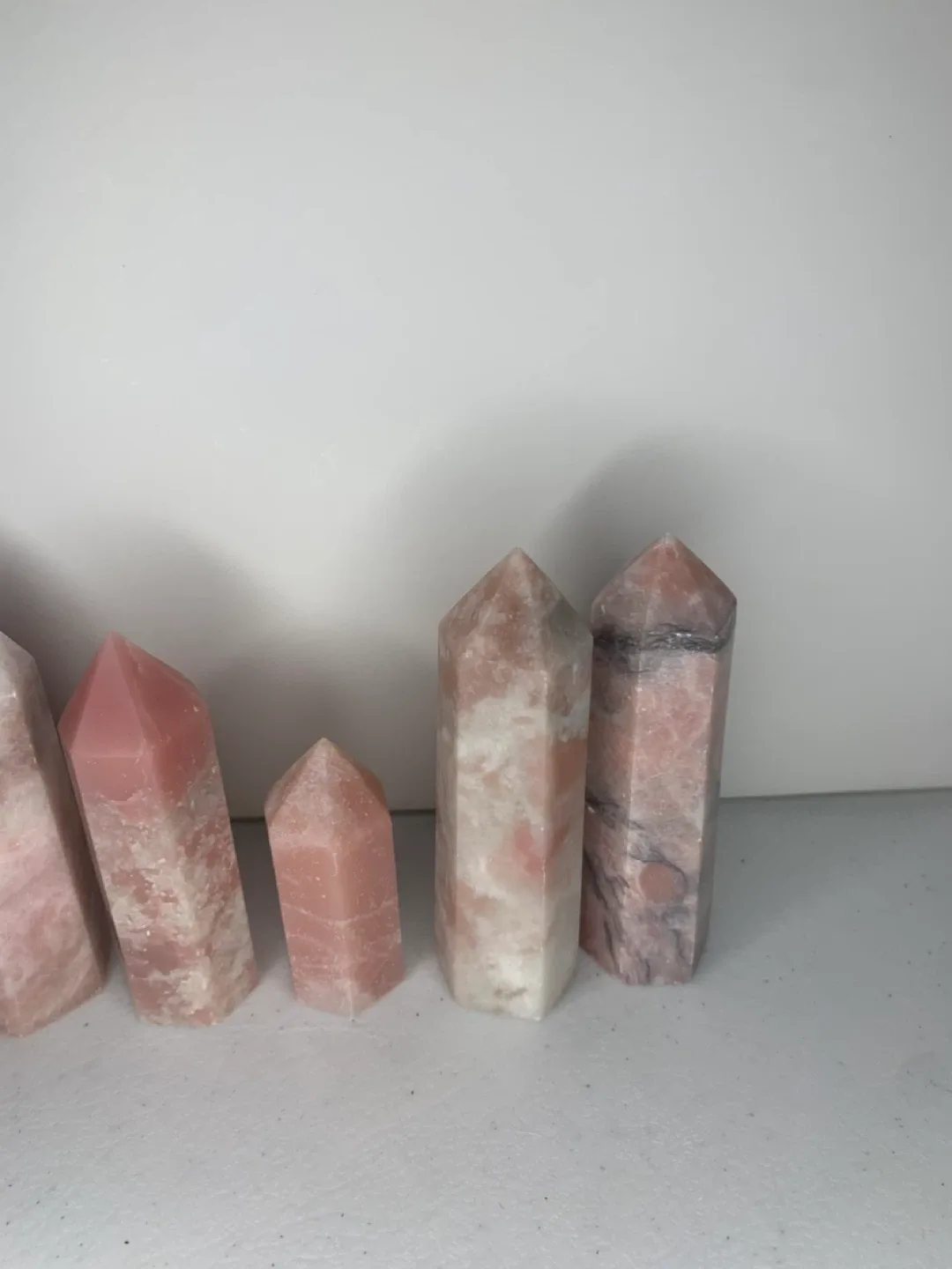 Pink Opal Crystal Towers - Set of 6 image indicator(4)