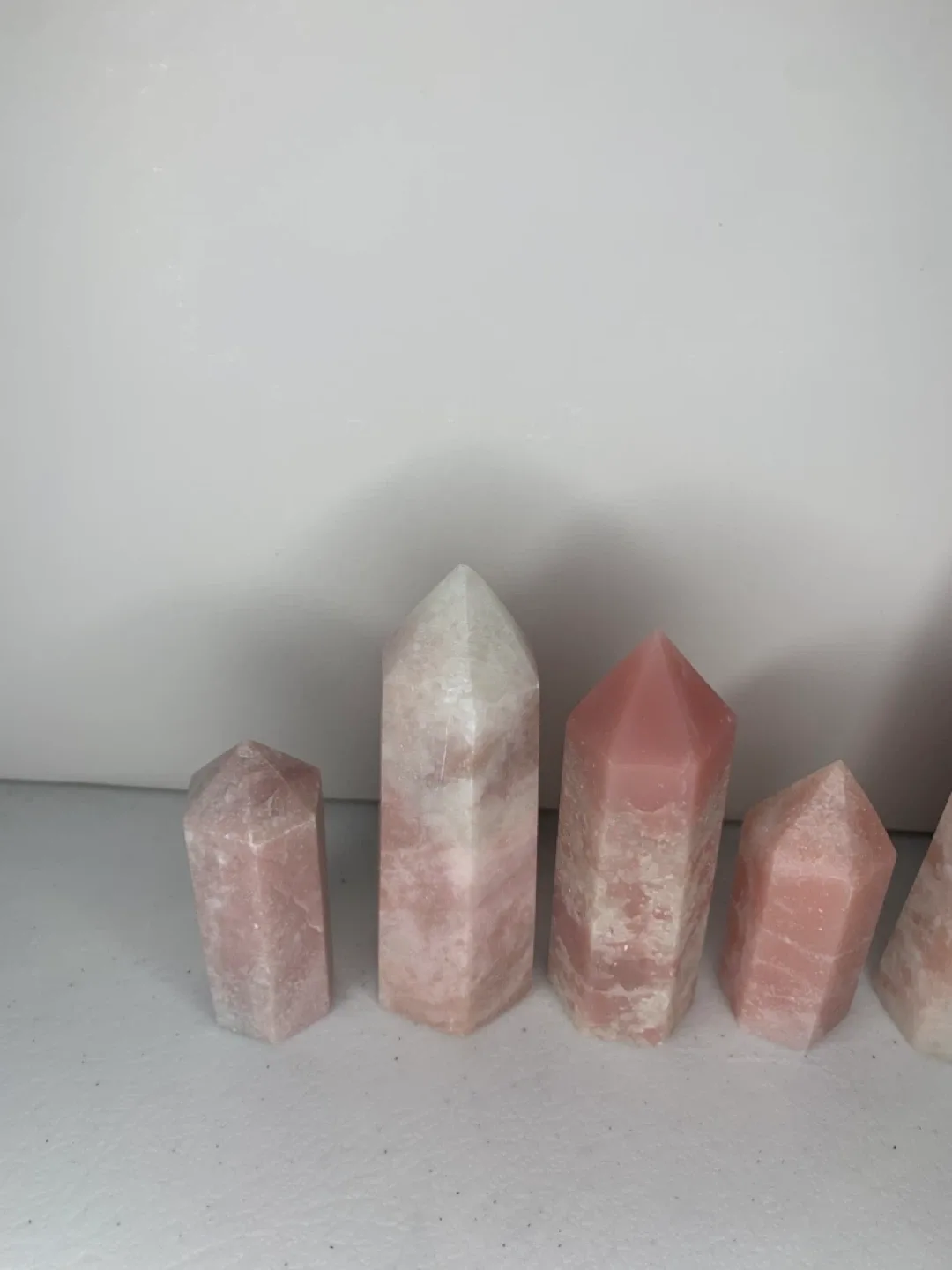 Pink Opal Crystal Towers - Set of 6 image indicator(3)