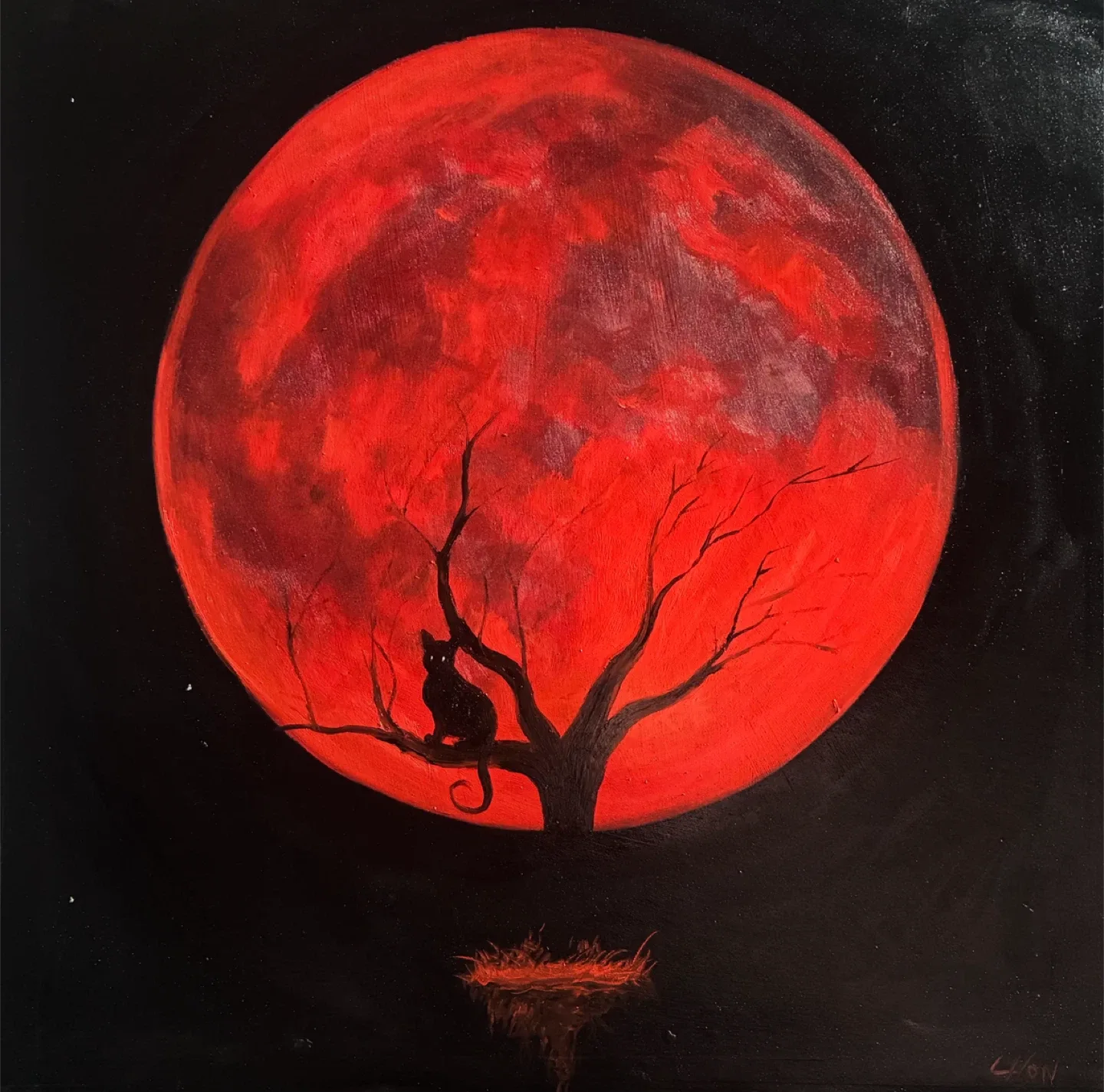 Blood Moon Painting thumbnail