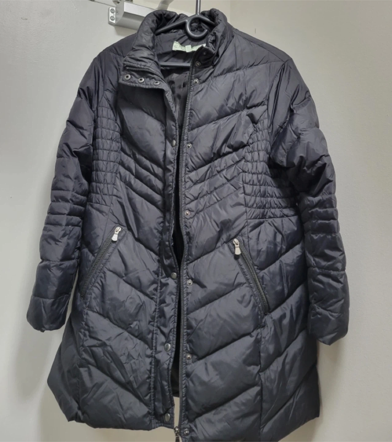 Cleo Petite Black Puffer Jacket L/Xl