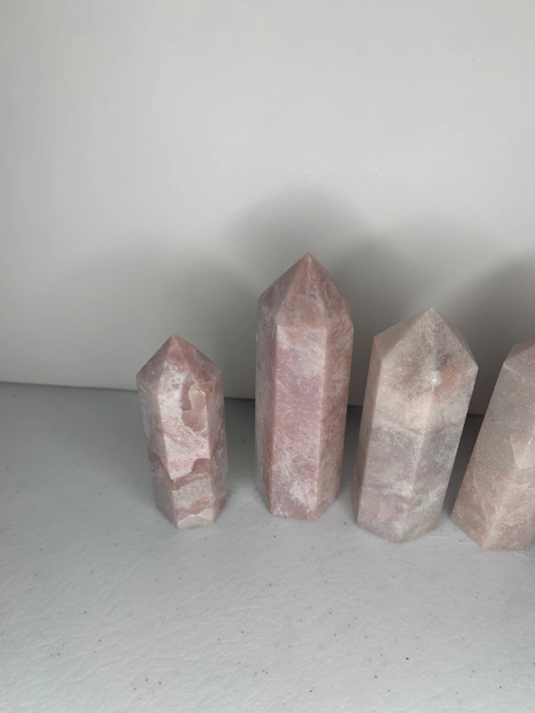 Pink Opal Crystal Points - Set of 6 - photo 2