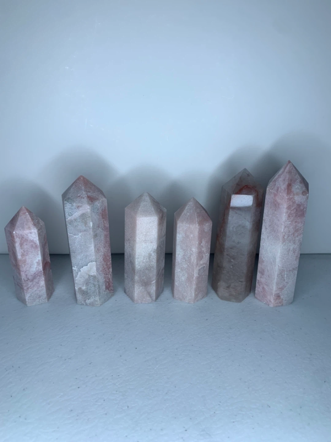 Pink Opal Crystal Points - Set of 6 - photo 4