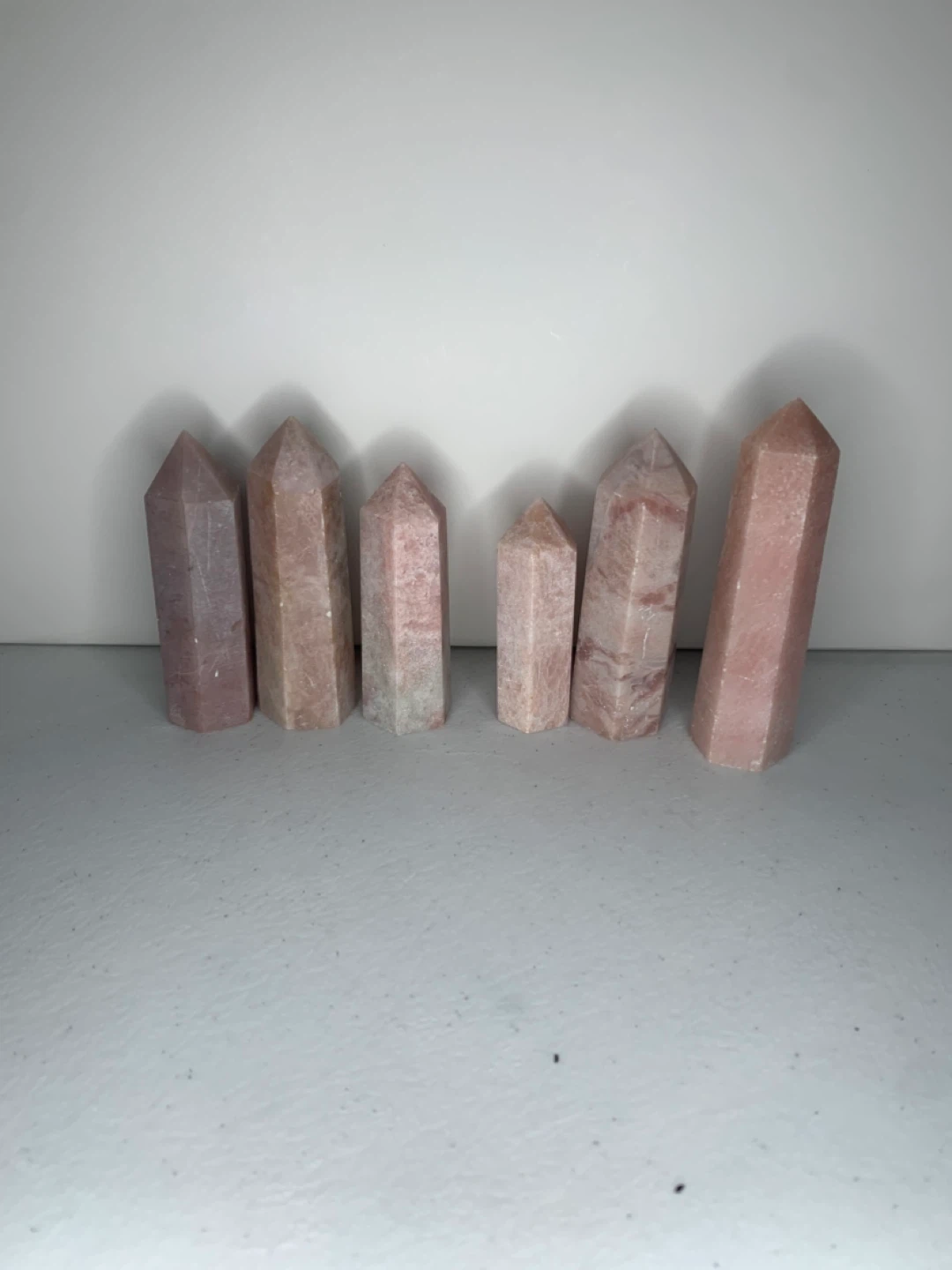 Pink Opal Crystal Points - Set of 6 - photo 3