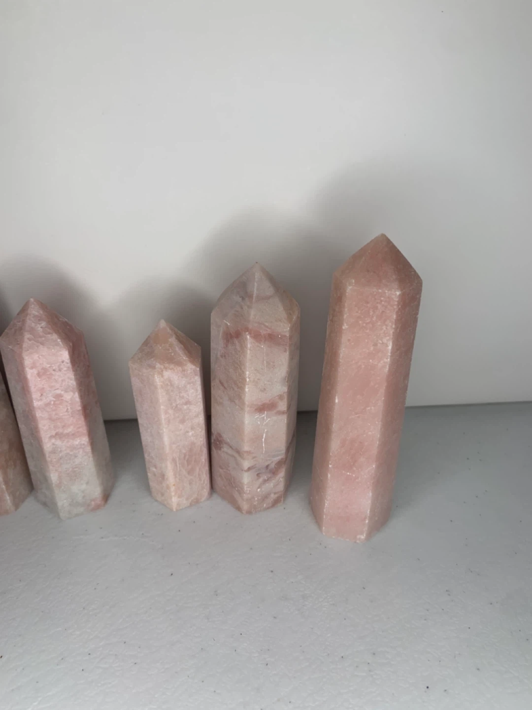 Pink Opal Crystal Points - Set of 6 - photo 2