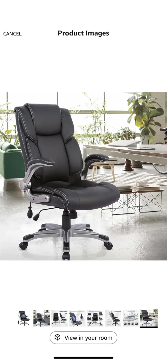 Multifunctional Black Office Chair image indicator(5)