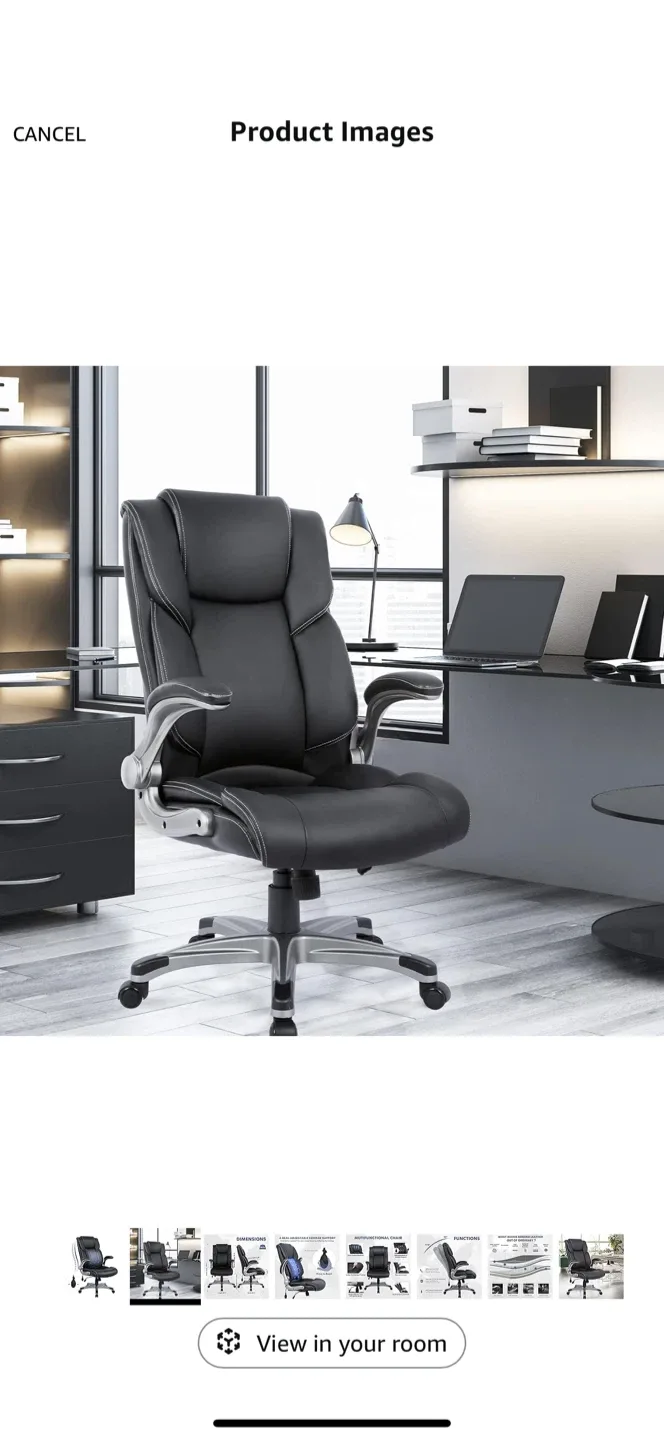 Multifunctional Black Office Chair image indicator(6)