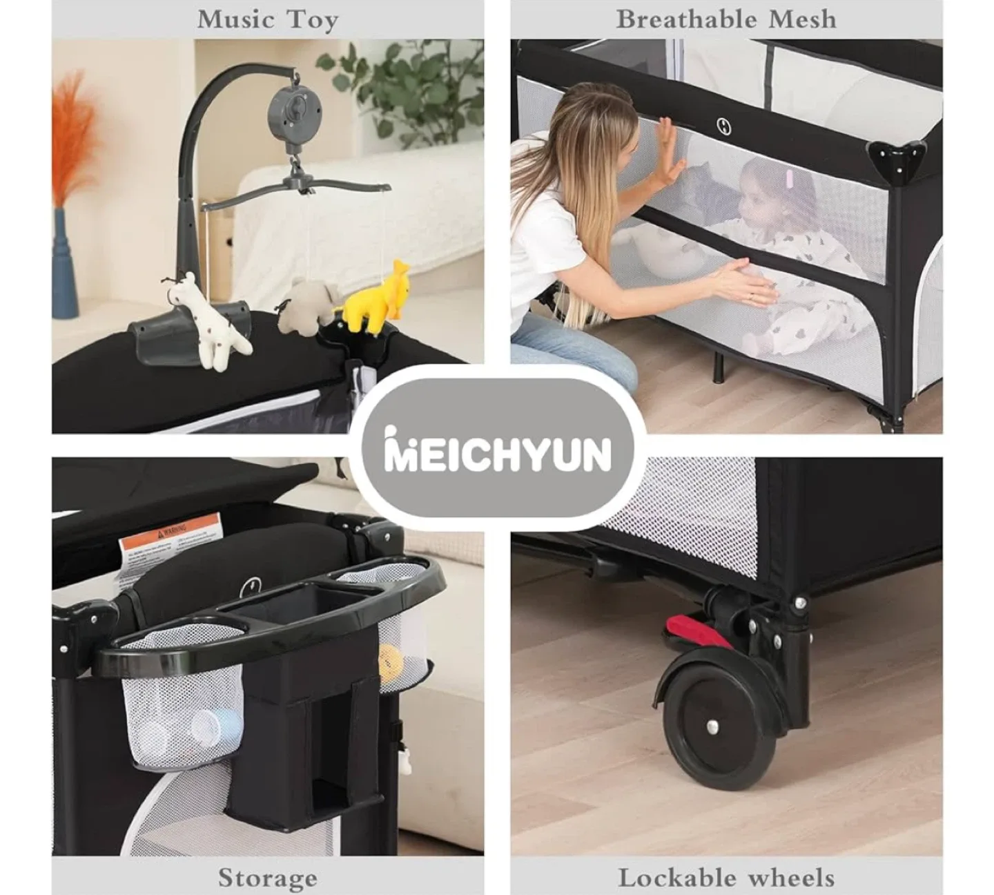 Multifunctional Black Office Chair image indicator(8)