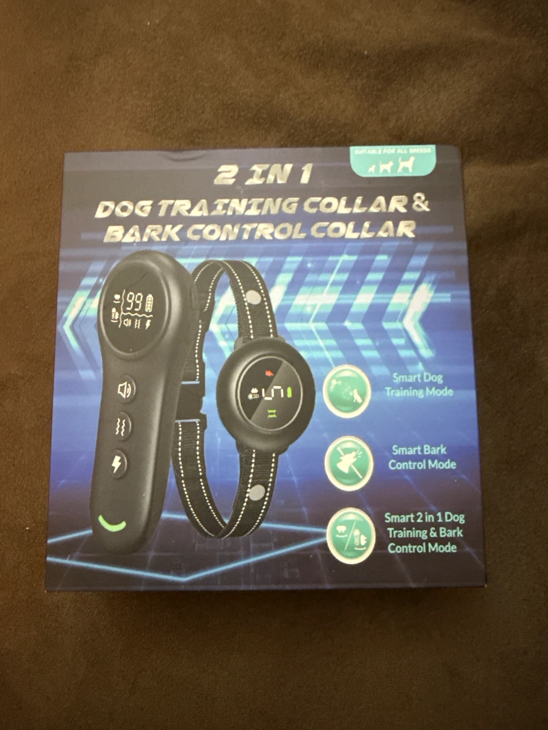 2 in 1 Dog Training & Bark Control Collar