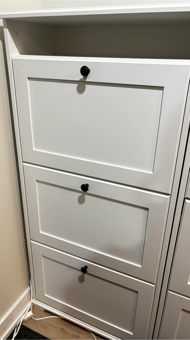 IKEA BRUSALI White Shoe Cabinet - photo 4