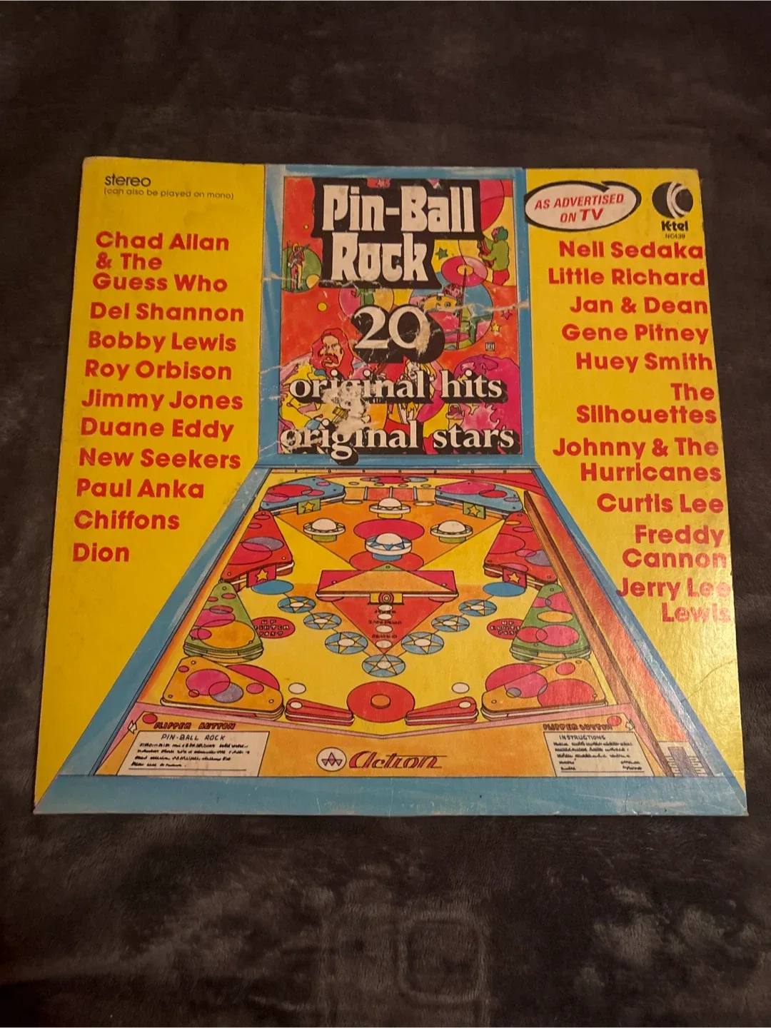 Pin-Ball Rock - 20 Original Hits Vinyl Record thumbnail