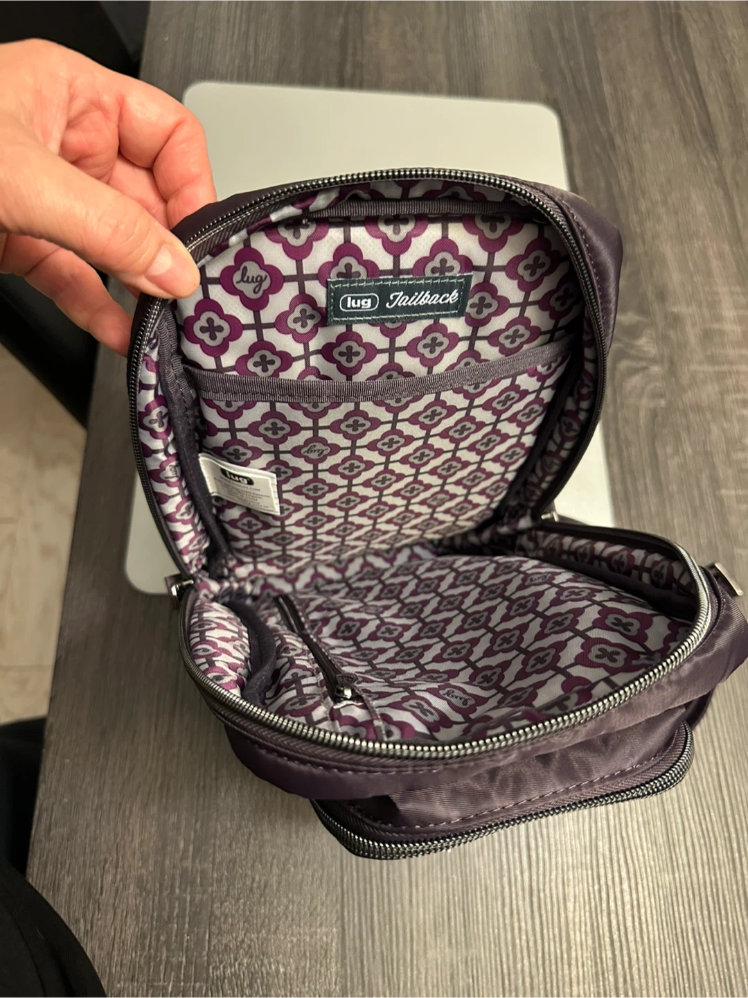 Lug Tailgate Crossbody Bag - Plum Brand New - photo 2