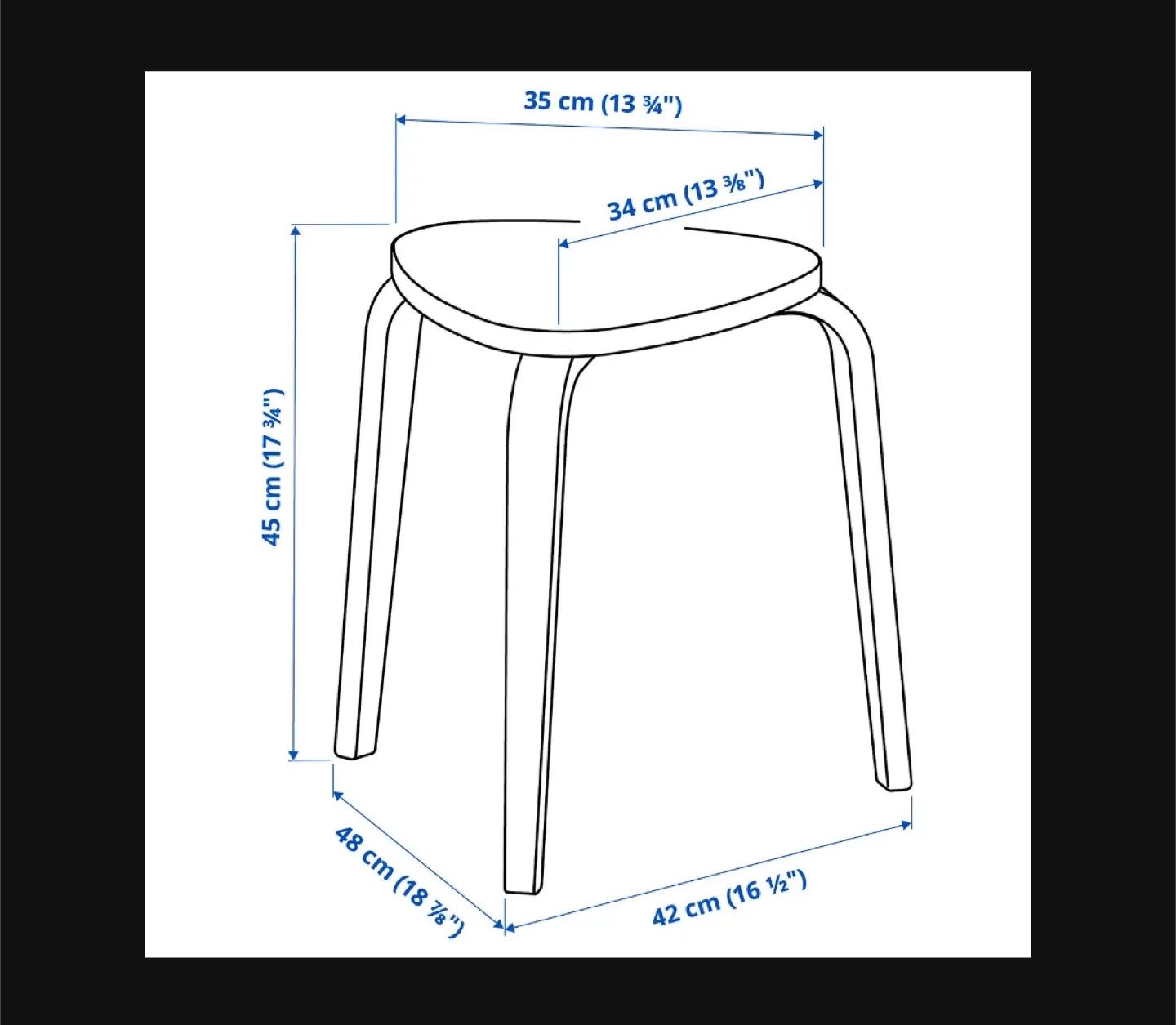 Stool - IKEA Kyree image indicator(3)
