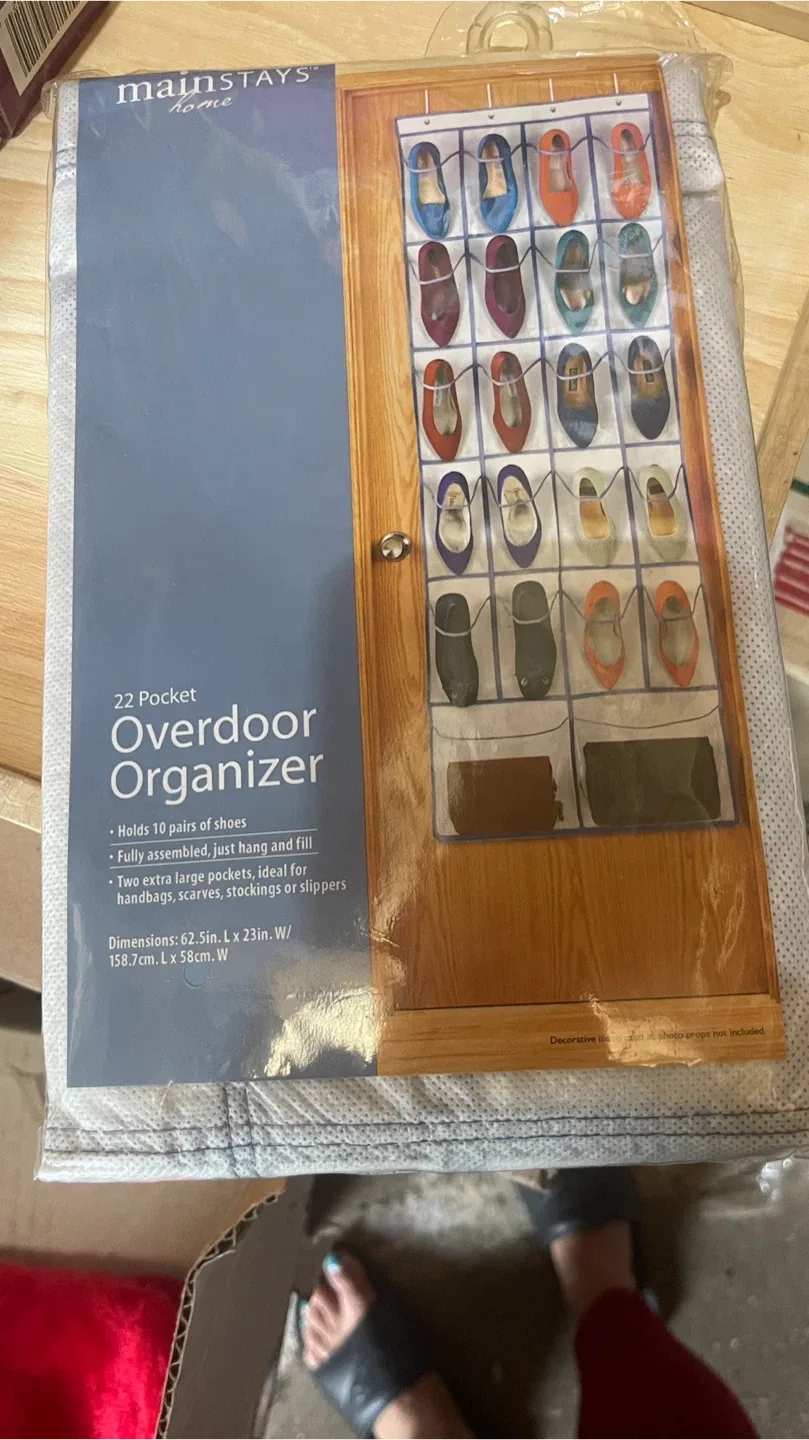 Mainstays 22-Pocket Overdoor Organizer - New thumbnail
