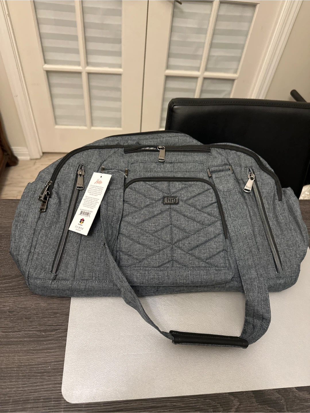 Lug Propeller Heather Grey Gym/Carry-on Bag