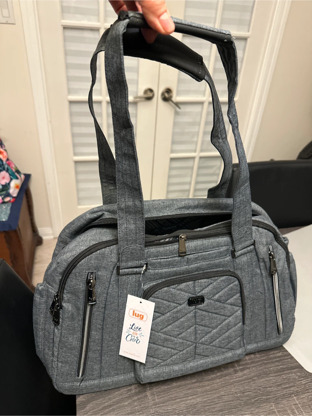 Lug Propeller Heather Grey Gym/Carry-on Bag - photo 4