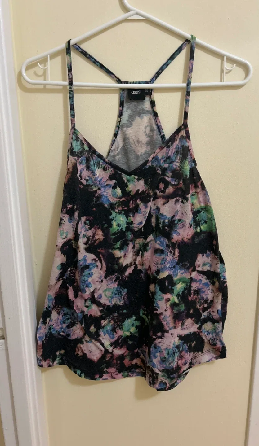 ASOS Floral Tank Top - Size 6 thumbnail