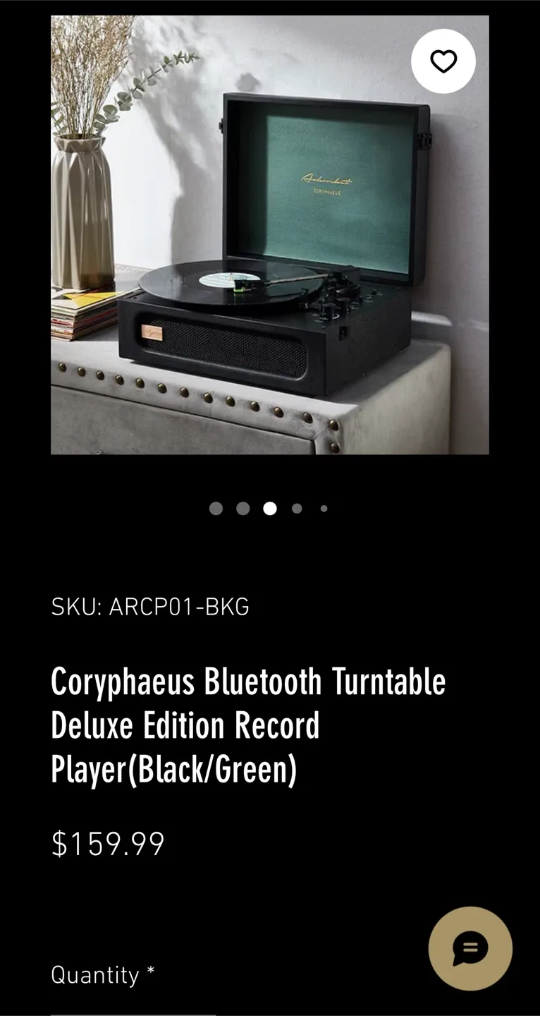Vinyl (record) player with Bluetooth Speaker thumbnail