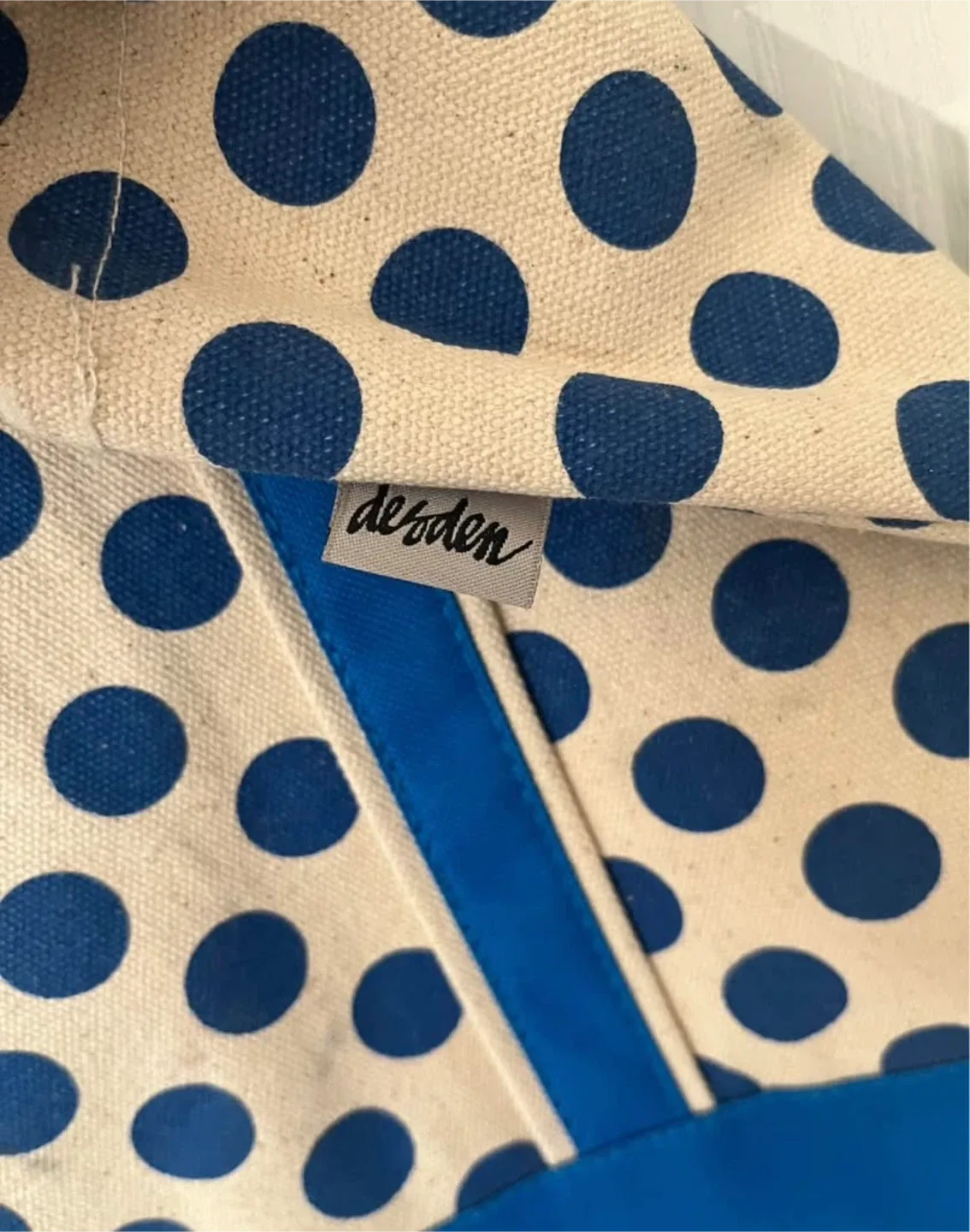 KU Jayhawks Polka Dot Tote Bag image indicator(5)