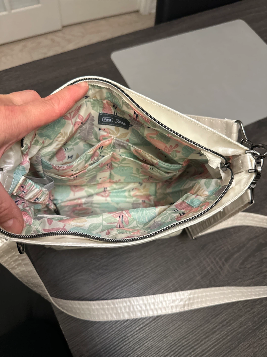 Toss Convertible Crossbody Bag - Metallic Diamond Bag - photo 2